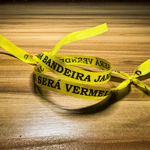 Pulseira Pulso Patriota - Nossa Bandeira Jamais Será Vermelha