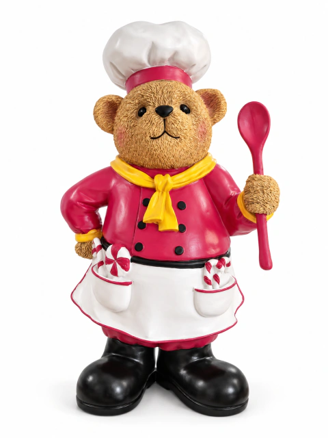 URSO CHEF CONFEITEIRO NATALINO – 31 CM