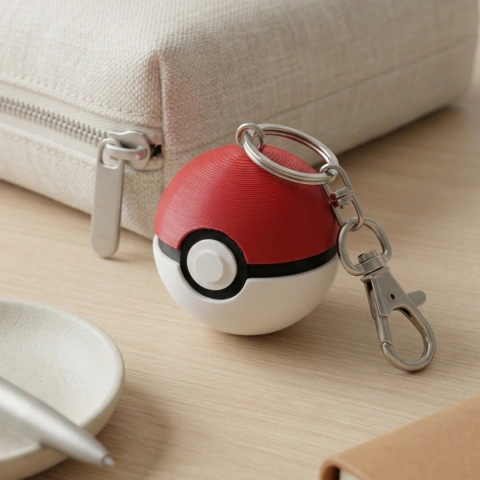 Pokeball Clicker - Chaveiro