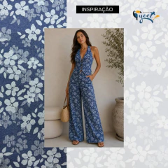 Tecido Jeans - Estampa Liberty - Yeet!