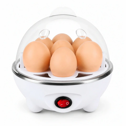 Cozedor de Ovos Elétrico Portátil Cozinha à Vapor 110V Ou 220V - Multifuncional Legumes