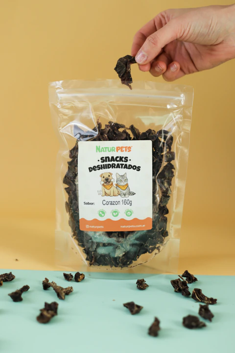 Snack crunch corazón deshidratado