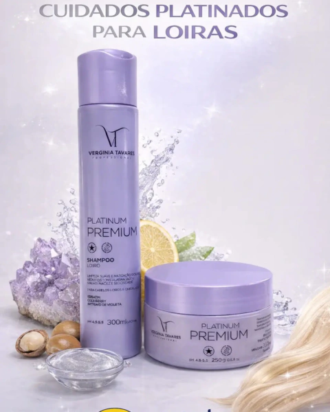 Kit Matizador Platinum Premium Verginia Tavares Para Loiras