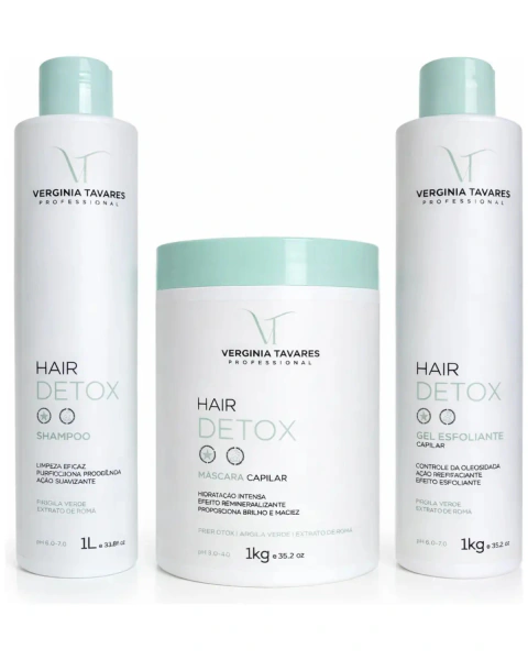 Kit Hair Detox 1l Verginia Tavares Professional