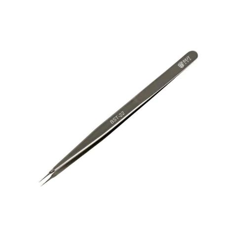 Pinza Brusela Alta Precisión Acero Inox Esd Electrónica Best
