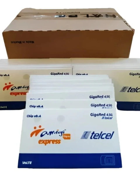 100 Chips Telcel Mayoreo