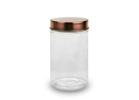 Frasco de vidrio tapa red cobre 1000ml