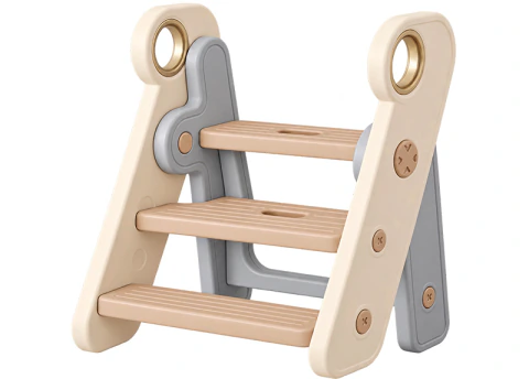 Escalera plegable infantil marrón