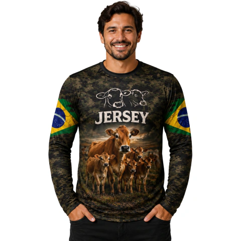 Camisa UV50+ SolSul Agro Long Masculina - Jersey