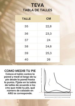 Zapato Teva Negro - comprar online