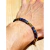 Pulseira de Contas de Lápis-Lazúli Quadrada | Estilo Vintage-Casual | Joias de Pedra - ASTRAL