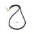 Colar Minimalista com Pedra Natural de 4mm para Homens, Colar Choker de 18 Polegadas para - loja online