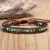 Pulseira de Enrolar de Pedra Natural de Turquesa, Trançada à Mão, Joia Elegante e - comprar online