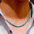 Colar Minimalista com Pedra Natural de 4mm para Homens, Colar Choker de 18 Polegadas para - comprar online