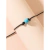 Pulseira Trançada Simples com Contas de Turquesa Vintage Para Homens Masculino - loja online