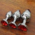 PLUG METAL (M) 8,4x3,5cm - FORMATO CORAÇÃO