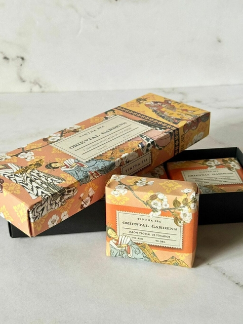Oriental Gardens - Caja de 3 Jabones de Tocador 90g