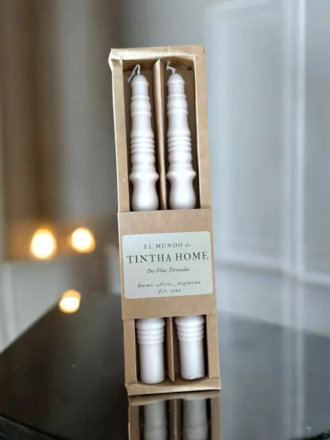 Velas- Dos Velas torneadas