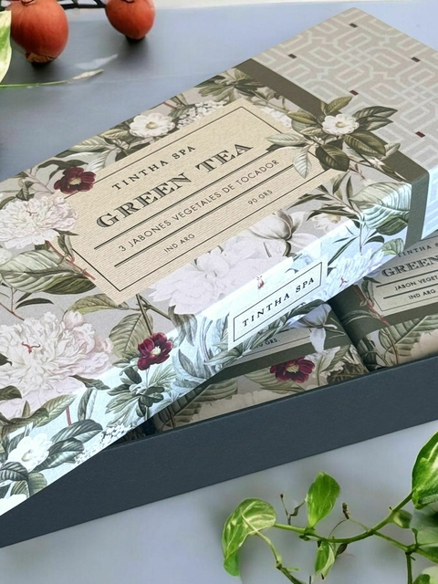 Green Tea New - Caja de 3 Jabones de Tocador 90g