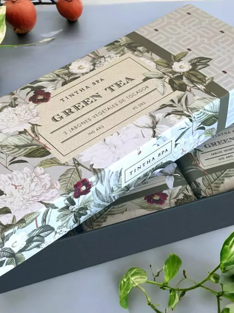 Green Tea New - Caja de 3 Jabones de Tocador 90g
