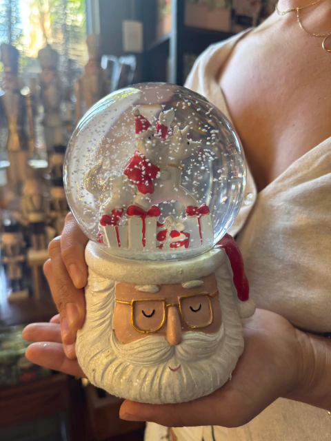 Navidad - Esfera de Nieve Papá Noel 16 cm - comprar online