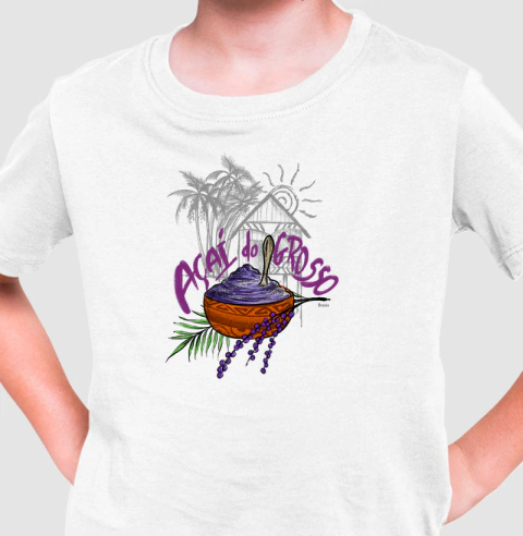 Estampa "Açaí do grosso"