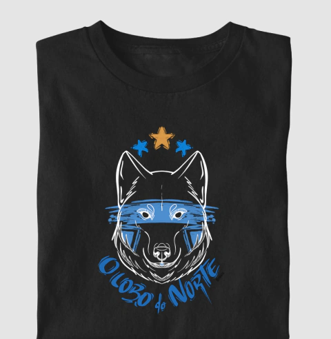 Estampa "O Lobo do Norte"