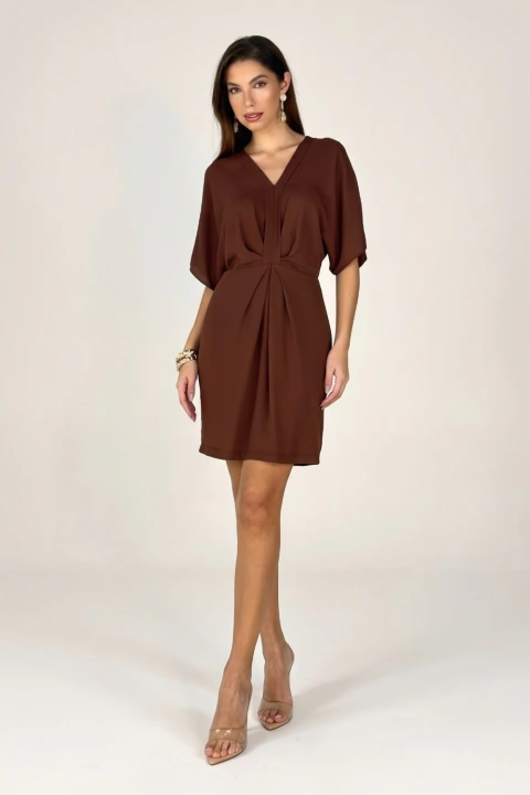 VESTIDO CURTO CHIFFON CREPE