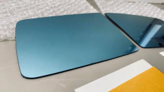 PAR DE LENTE VIDRO AZUL RETROVISOR KADETT E MONZA TUBARÃO na internet
