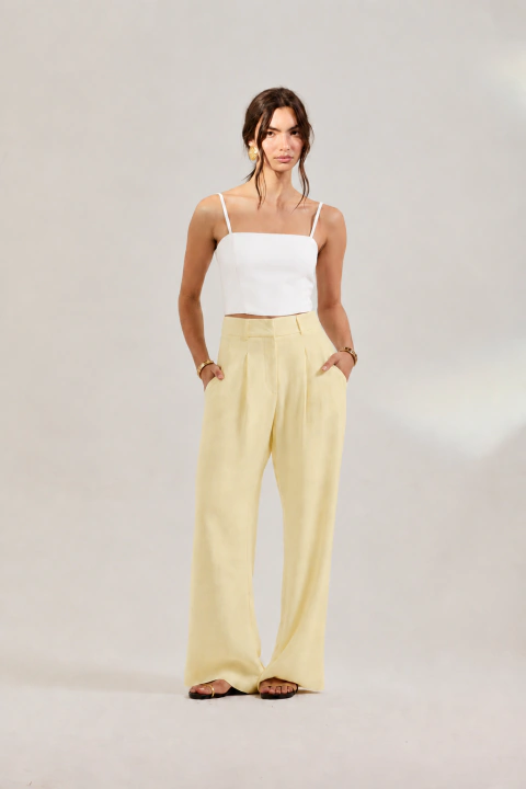 CALÇA CLÁSSICA CREPE BANANA