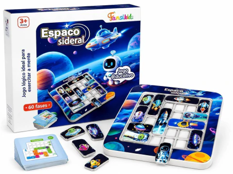 Jogo Educativo Espaço Sideral – Desafio de Lógica 60 Fases