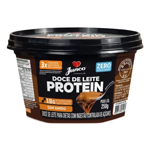 Doce de Leite Com Whey Zero Açúcar Junco 250g