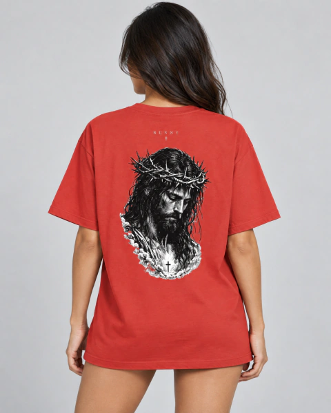 Camiseta Sagrada Salmo 23 — Oversized