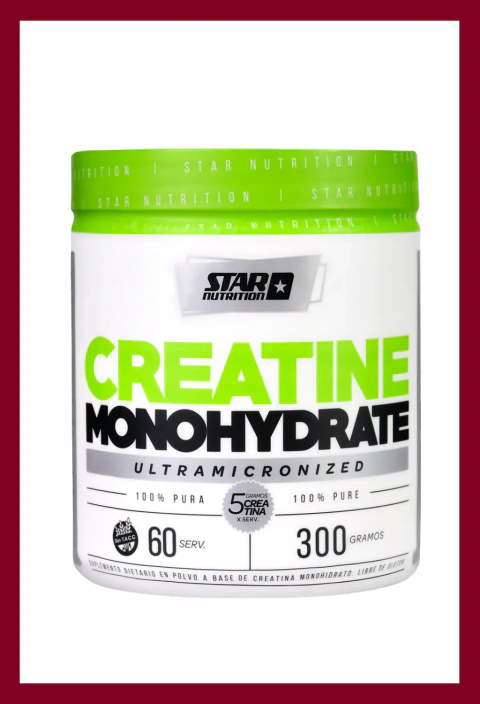 STAR NUTRITION - CREATINA MONOHIDRATADA 300G POTE