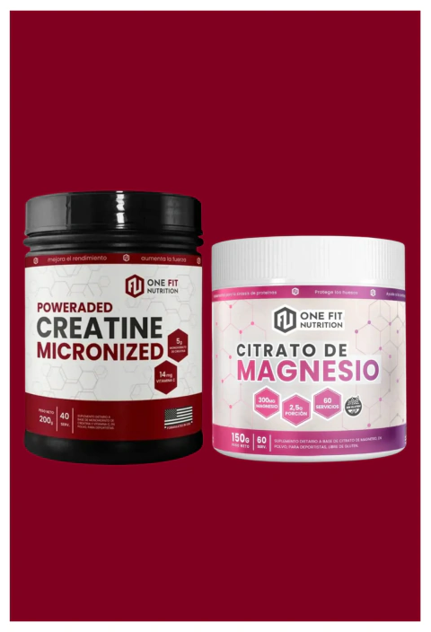 One Fit - Creatina 200g + Magnesio 150g