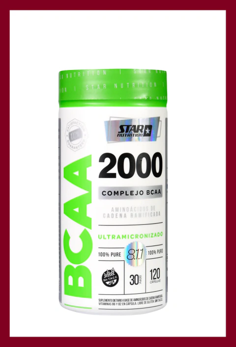 STAR NUTRITION - BCAA 2000 120CAPS