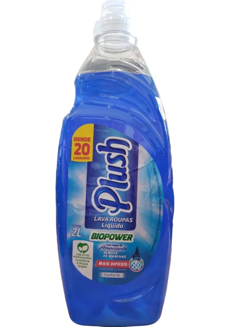 Lava Roupas Liquido Plush Bio-Power Conforto 2L Sanol