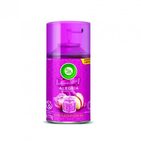 BOM AR FRESH AROMA SENSE ALEGRIA - ROSA MACA REFIL 250ML