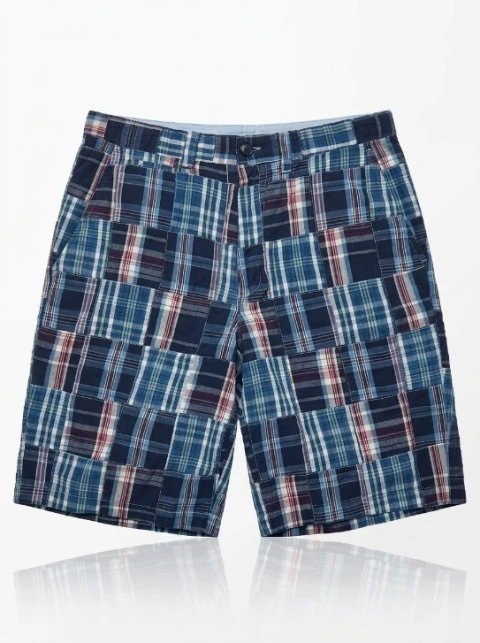 Bermuda Xadrez Patchwork Masculina (Grand Thomas) | Usado