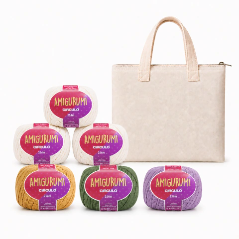 Kit Bolsa e Chapéu + Curso Completo | Quadradinhos Criativos