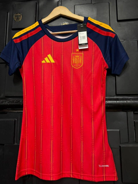 Camisa adidas Espanha I Authentic Jogador 2026 - Feminina