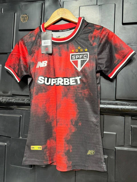 Camisa São Paulo 24/25 III s/n° Torcedor Comemorativa New Balance Feminina