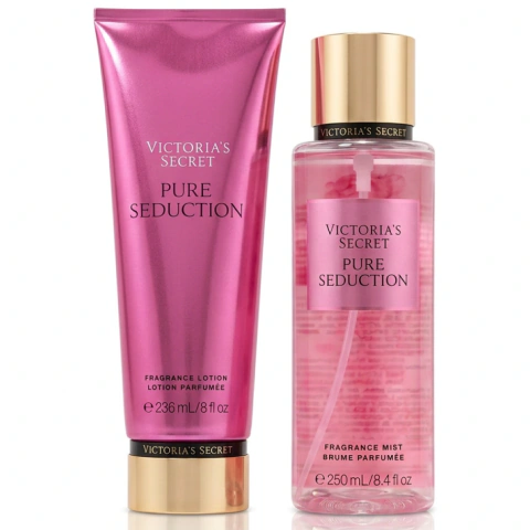 Kit Victoria's Secret Pure Seduction - Body Splash 250ml + Hidratante 236ml