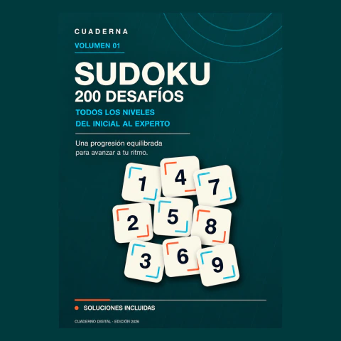 Sudoku — 200 desafíos | Volumen 01