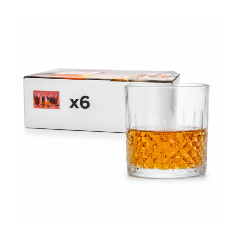 Set x6 Vasos Whisky Miami 340cc