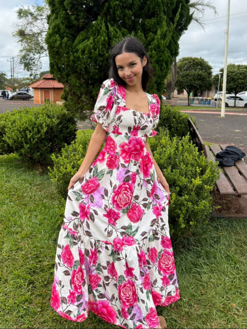 Vestido Camponesa