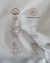 Conjunto Bebê Body Manga Longa e Calça Algodão - Branco Off White (Bordado Rosê) - loja online