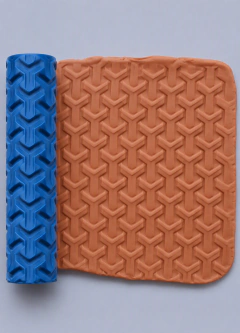 Rolo de Textura Cerâmica Blocos Caindo 15cm R53