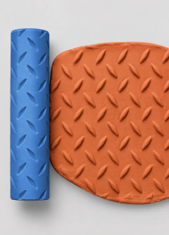 Rolo de Textura Cerâmica Padrão Diamante 15cm R28