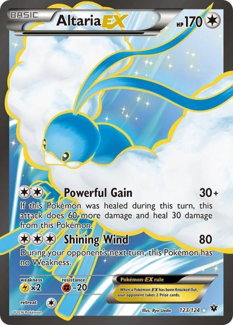 Carta Pokémon Altaria EX (Full Art) - Fates Collide (123)